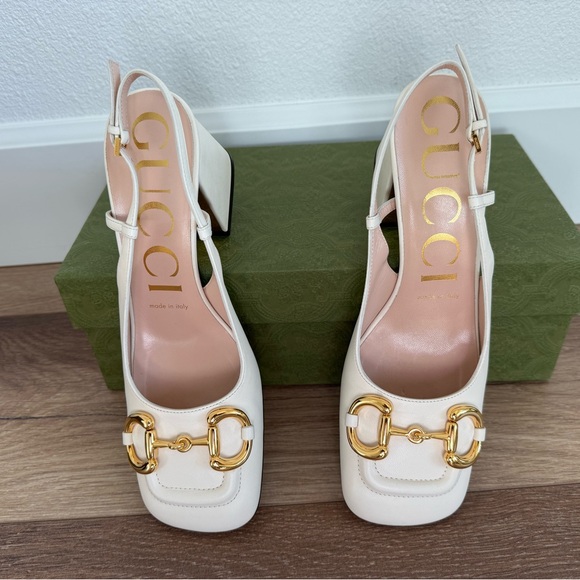 Gucci Horsebit Slingback Heels - Picture 4 of 4